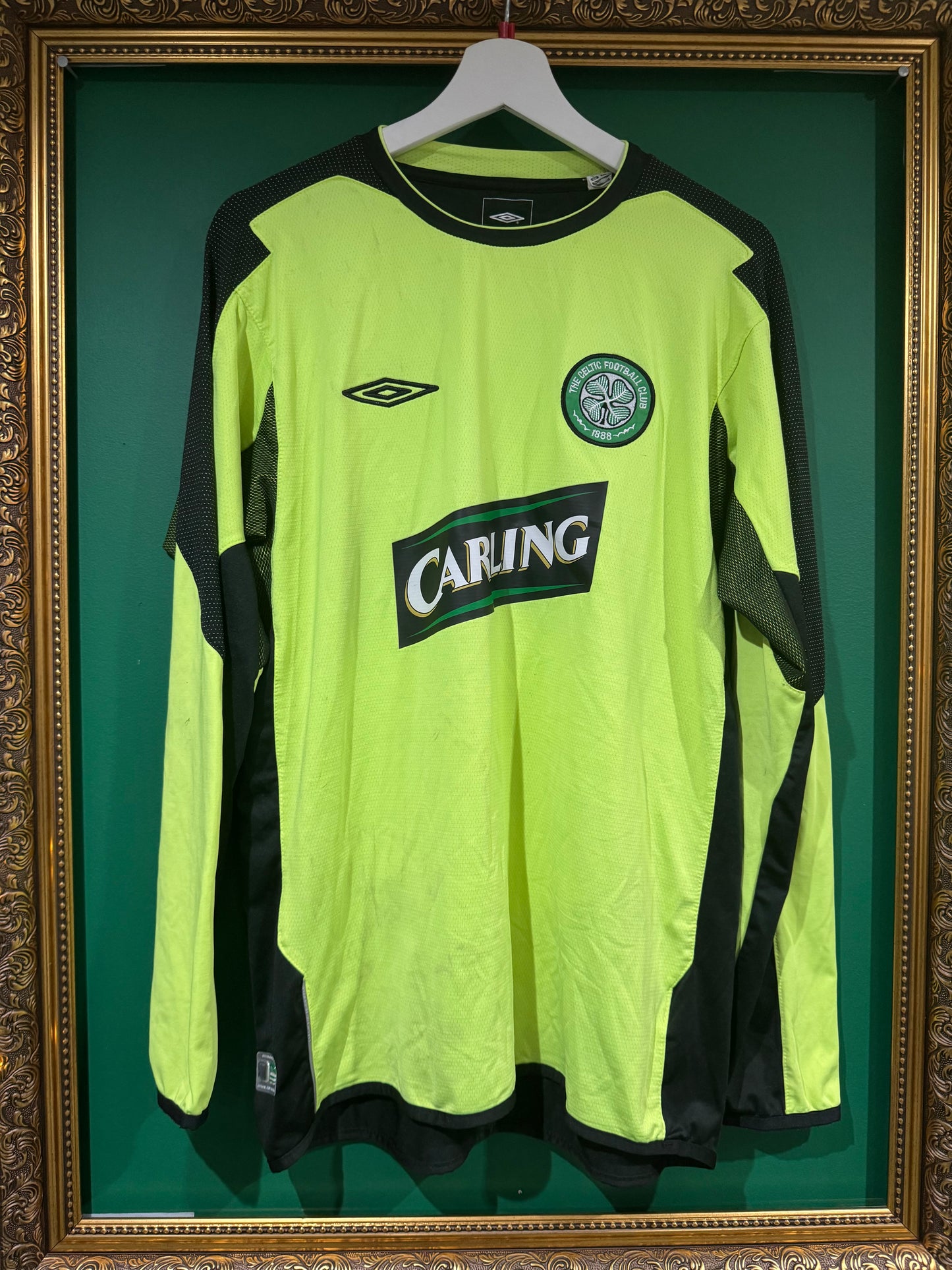 Celtic 2004/05 home goalkeeper shirt large
