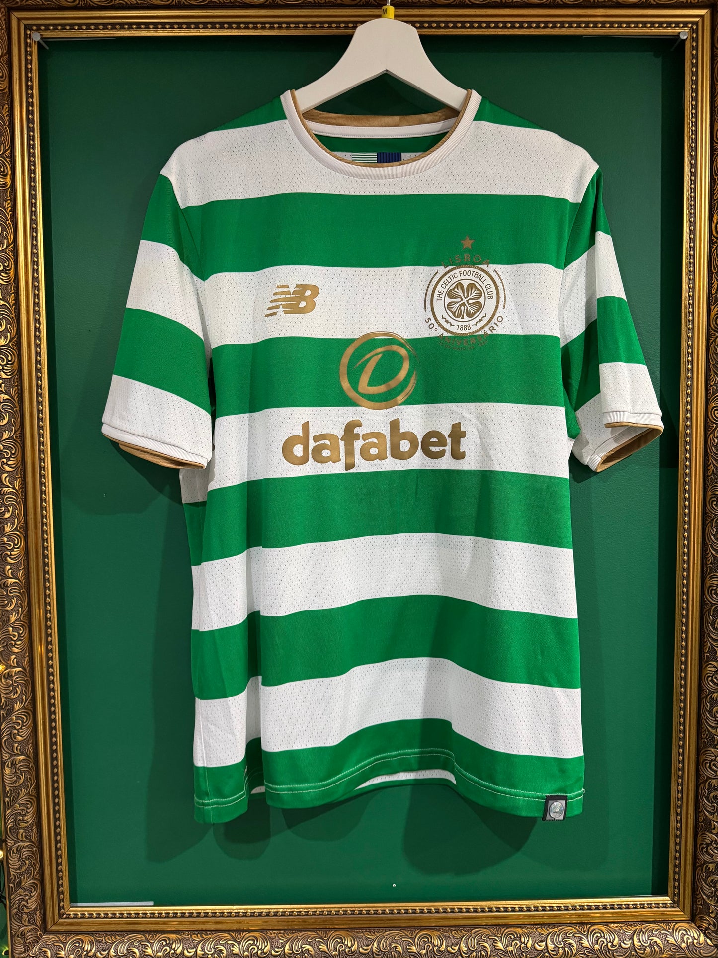 Celtic 2017/18 home shirt medium Tierney 63