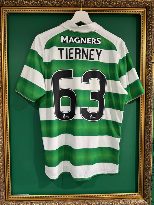 Celtic 2016/17 home shirt medium Tierney 63