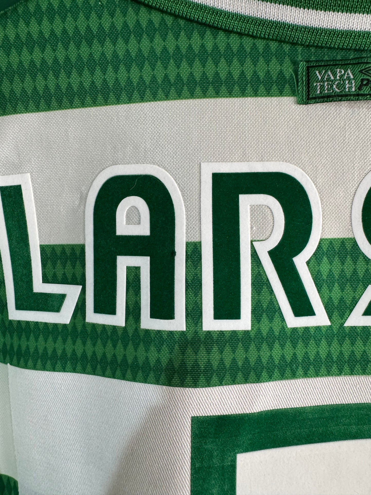 Celtic 1997/99 home shirt large Larsson 7