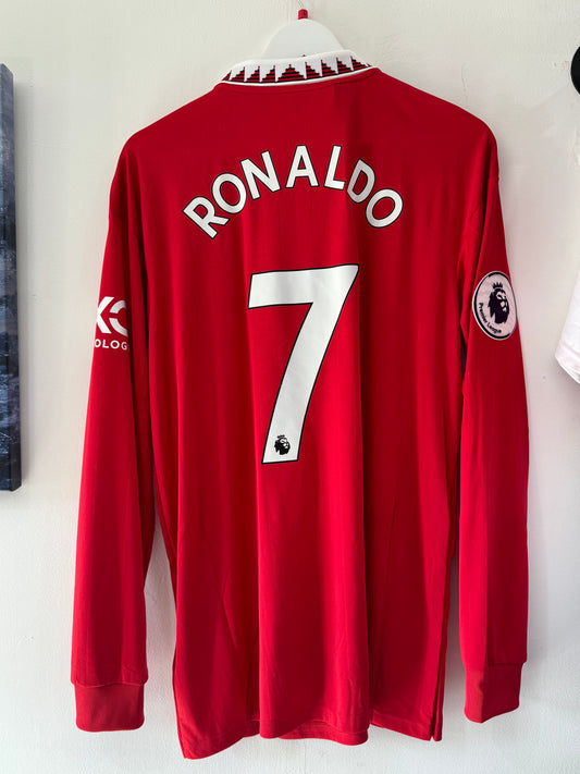 Manchester United 2022/23 home Ronaldo 7 ls BNWT