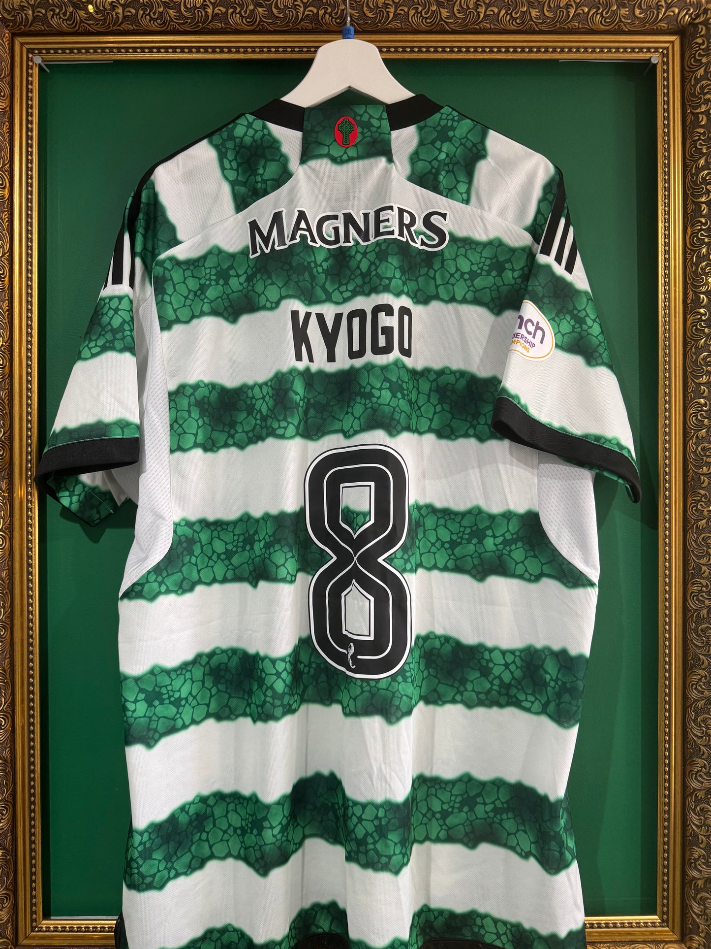 Celtic 2023/24 home shirt xxlarge Kyogo 8