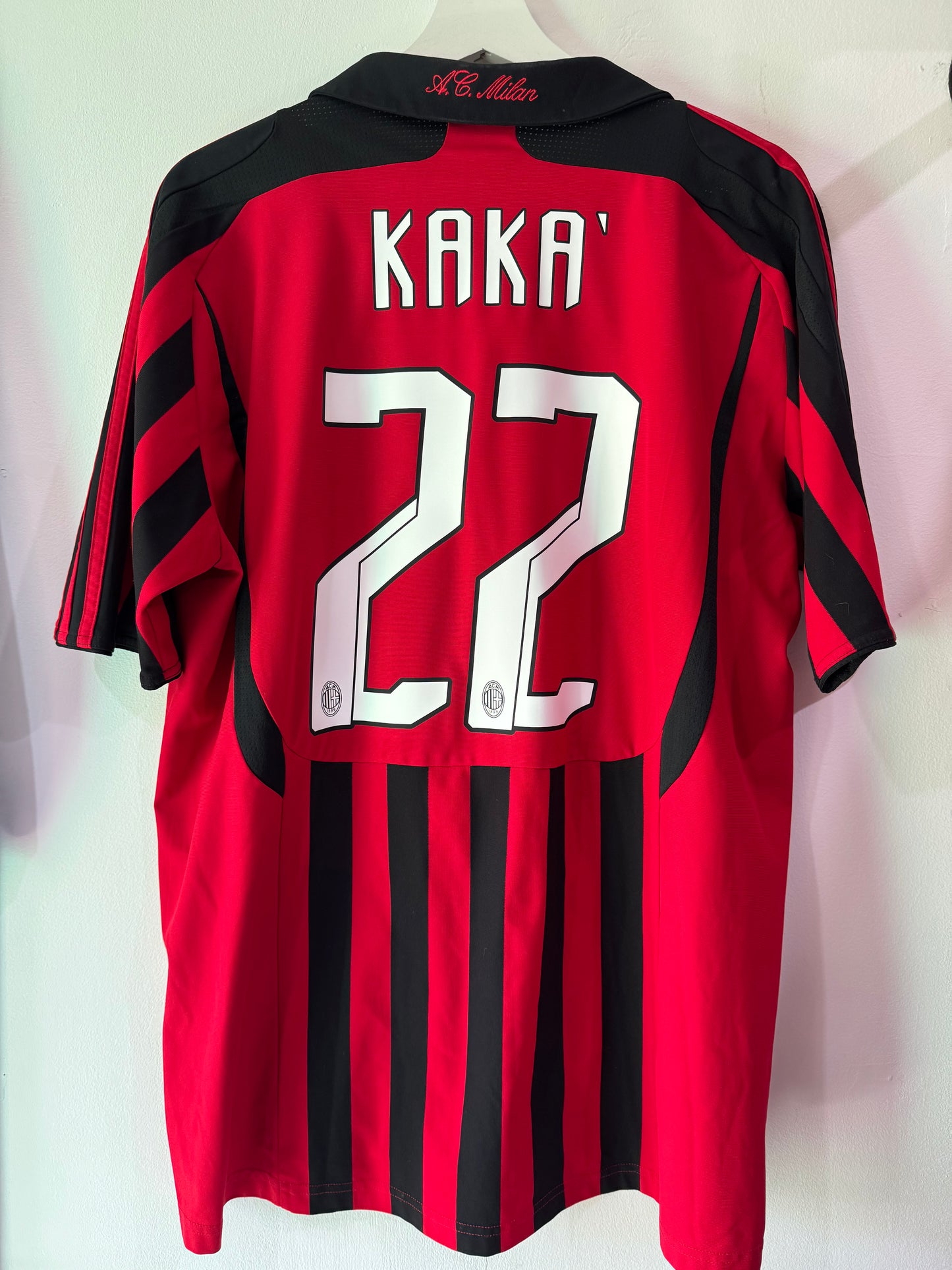 Ac Milan 2007/08 home large Kaka 22