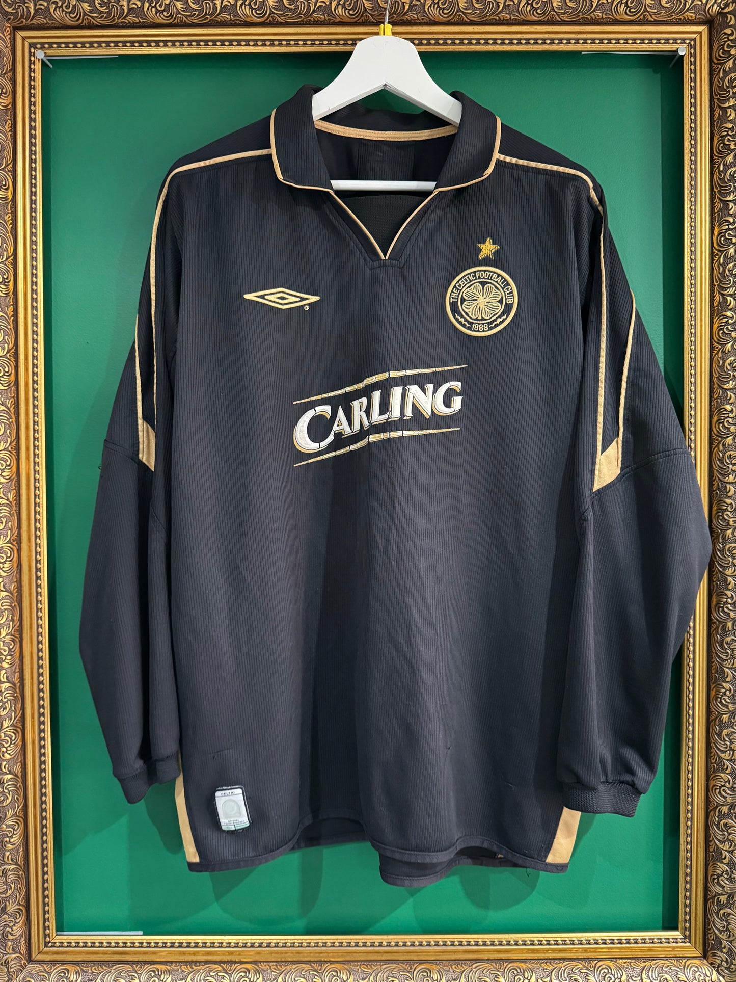 Celtic 2003/04 away shirt medium ls