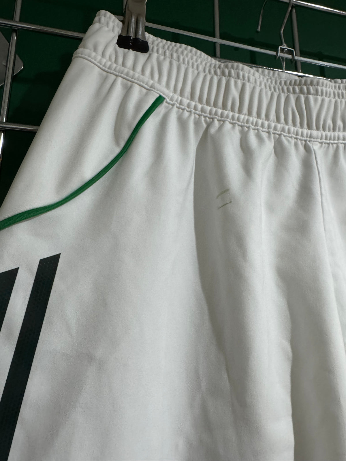 Celtic home European elite matchworn shorts small McCowan 14