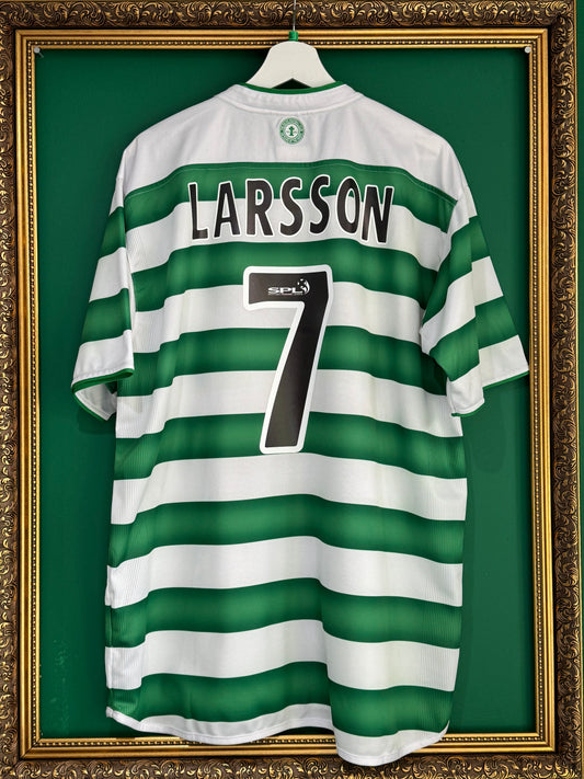 Celtic 2003/04 home xlarge Larsson 7