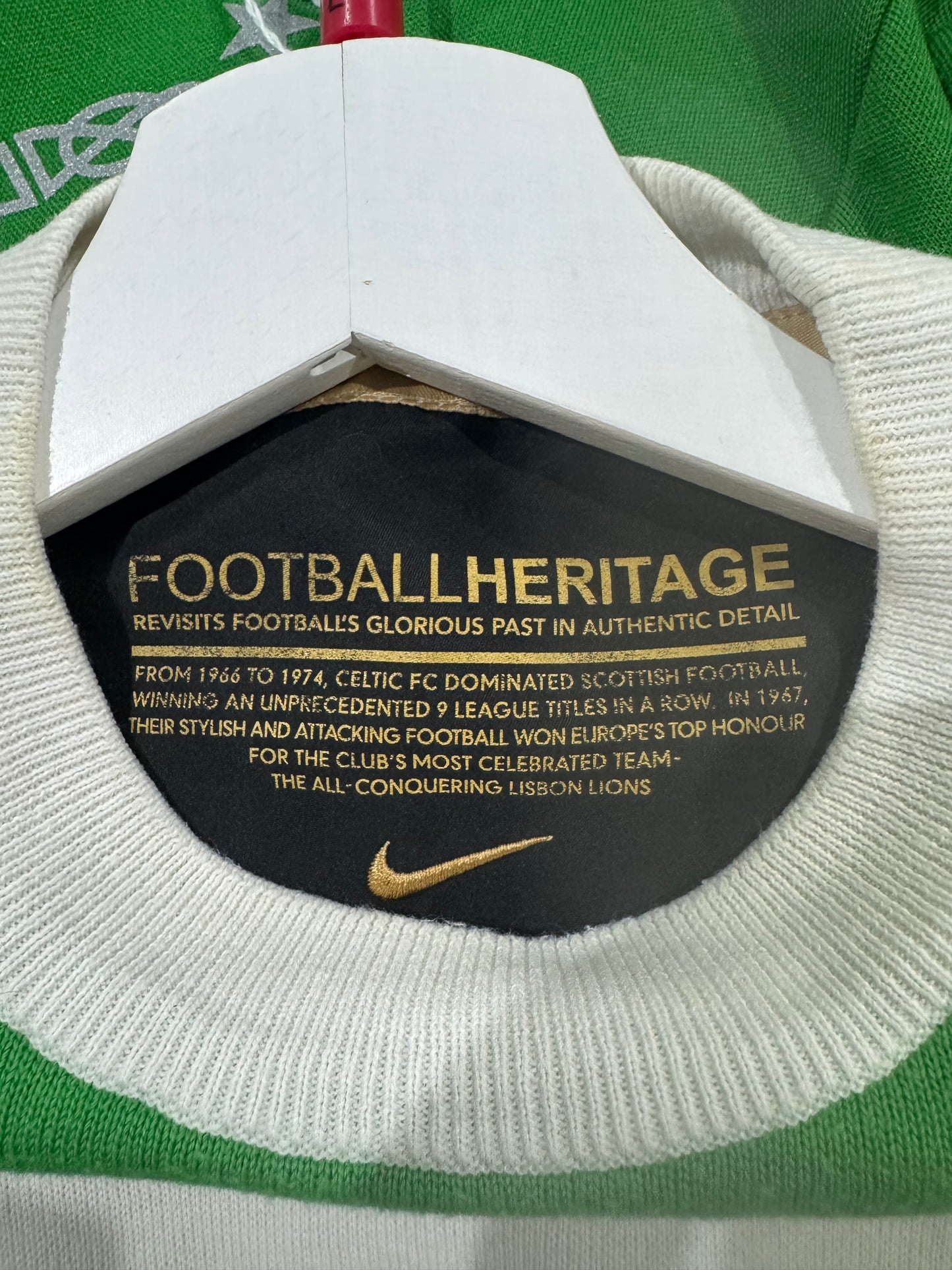 Celtic commemorative Lisbon 1967 shirt large