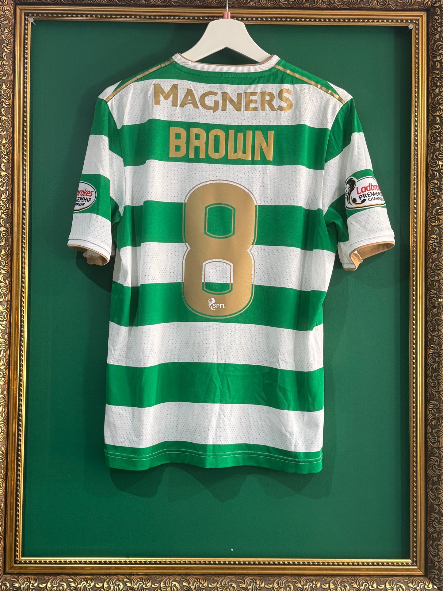 Celtic 2017/18 home shirt small Brown 8