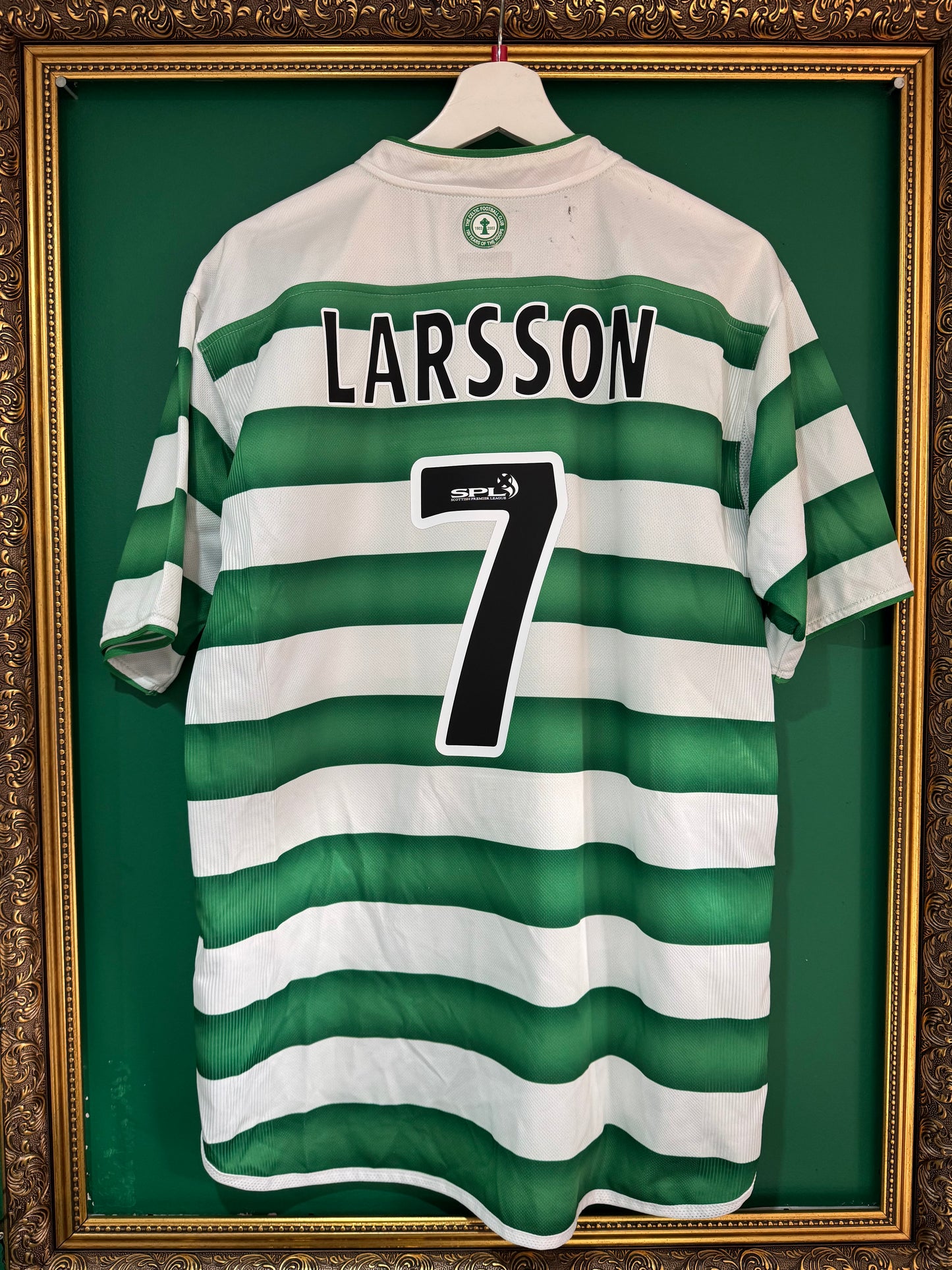 Celtic 2003/04 home large Larsson 7