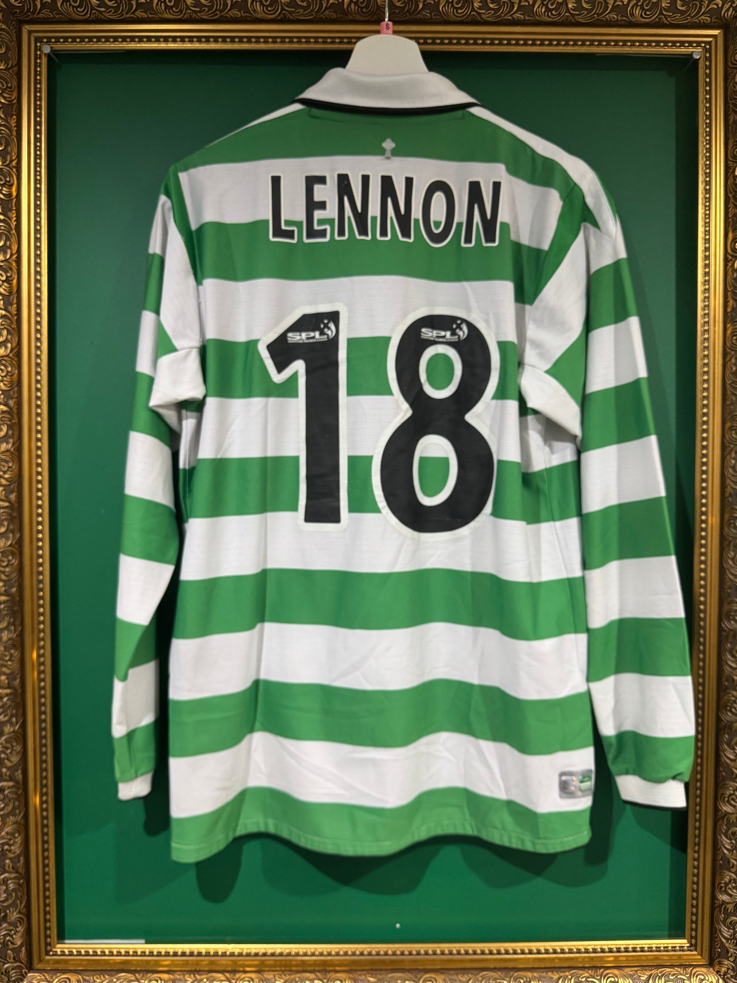 Celtic 2004/05 home shirt small Lennon 18 long sleeve