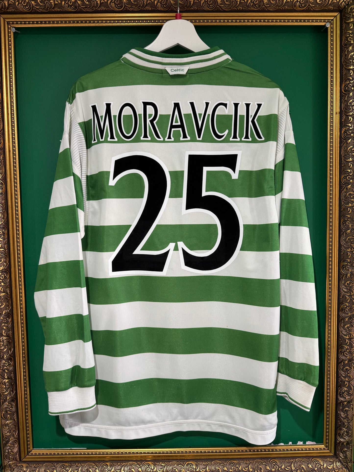 Celtic 1999/01 home shirt ls Large Moravcik 25