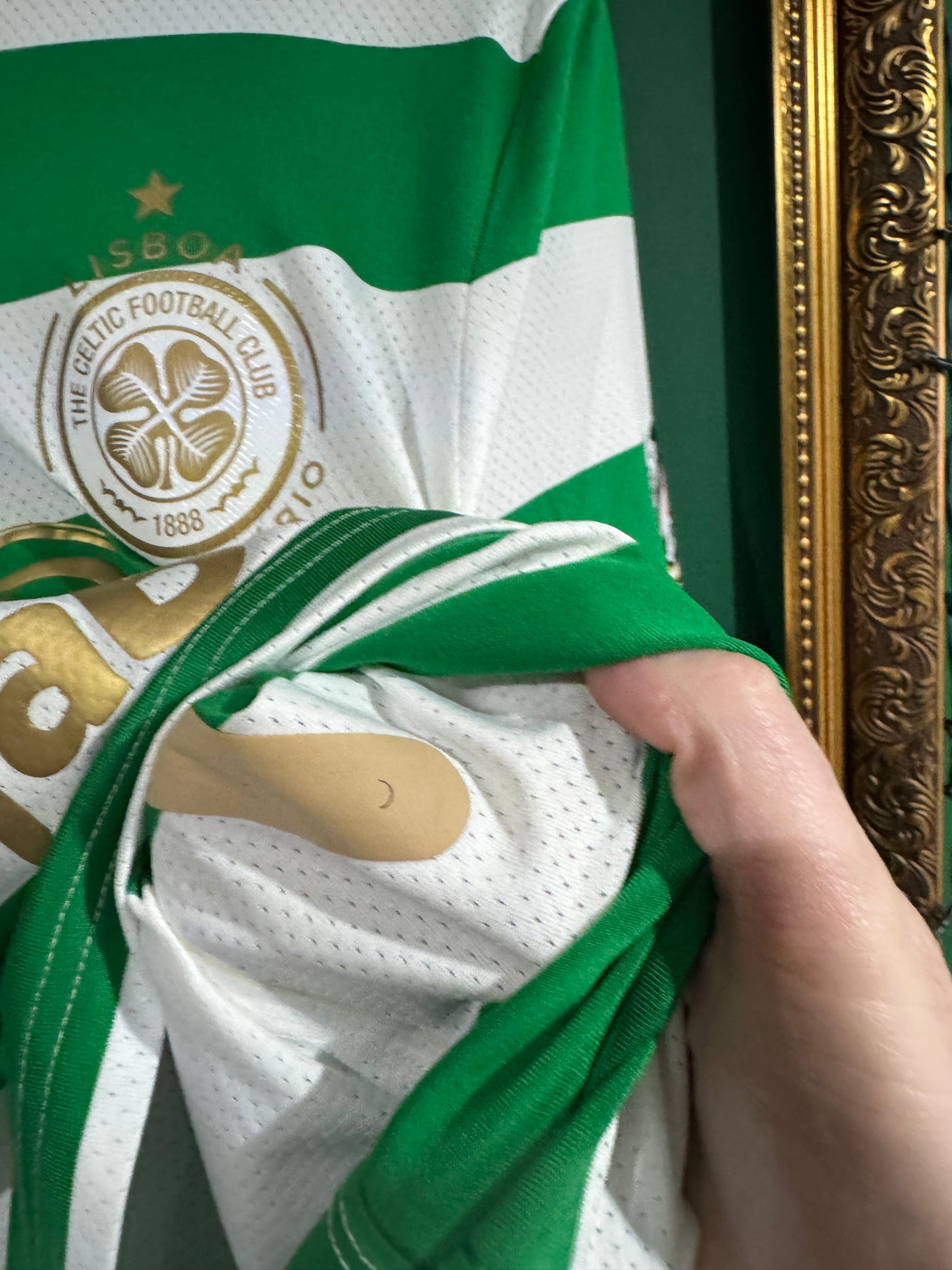 Celtic 2017/18 home large Sviatchenko match prepared player issue