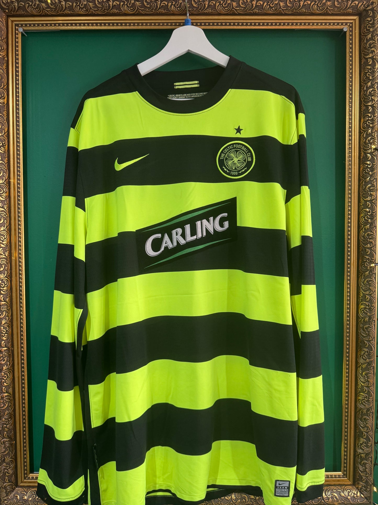 Celtic 2009/10 away shirt xxlarge ls