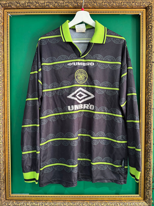 Celtic 1998/99 away shirt large ls