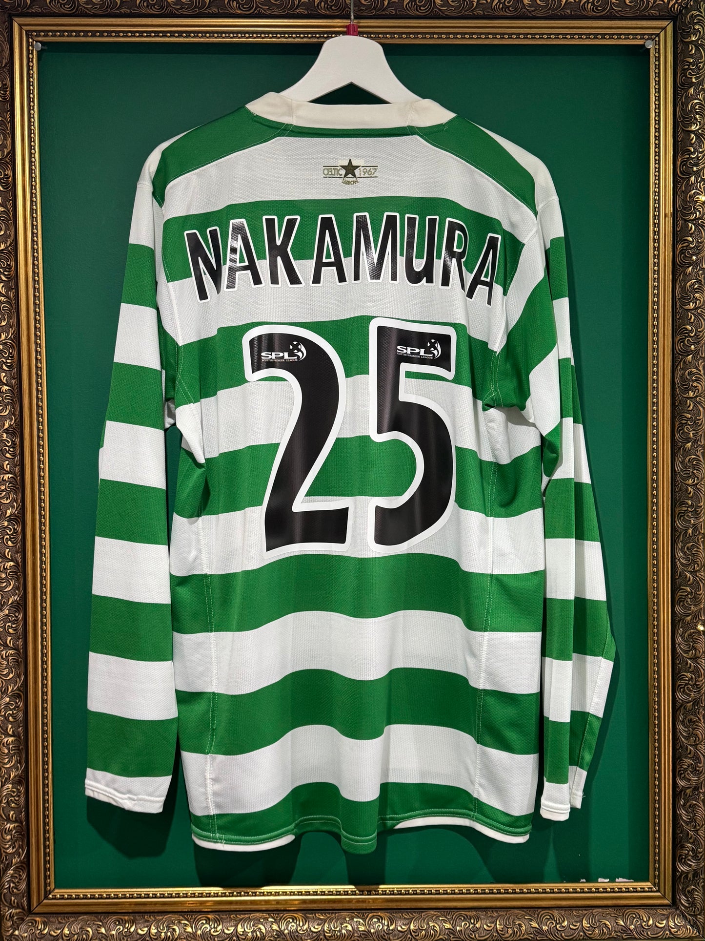 Celtic 2007/08 large ls Nakamura 25