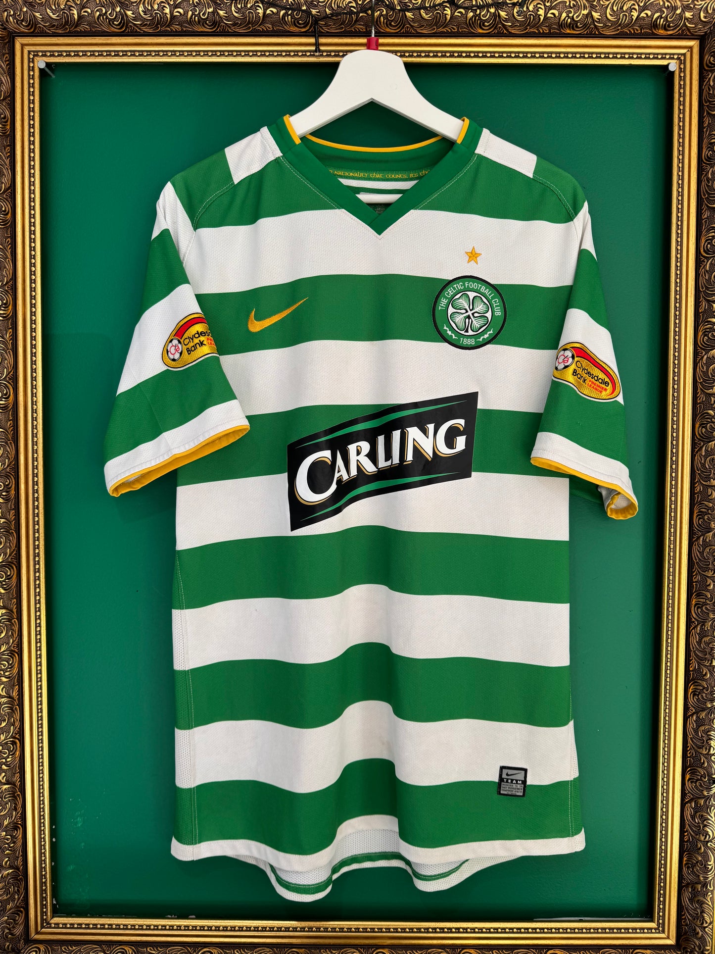 Celtic 2008/09 home large matchworn player issue shirt Doumbe 24