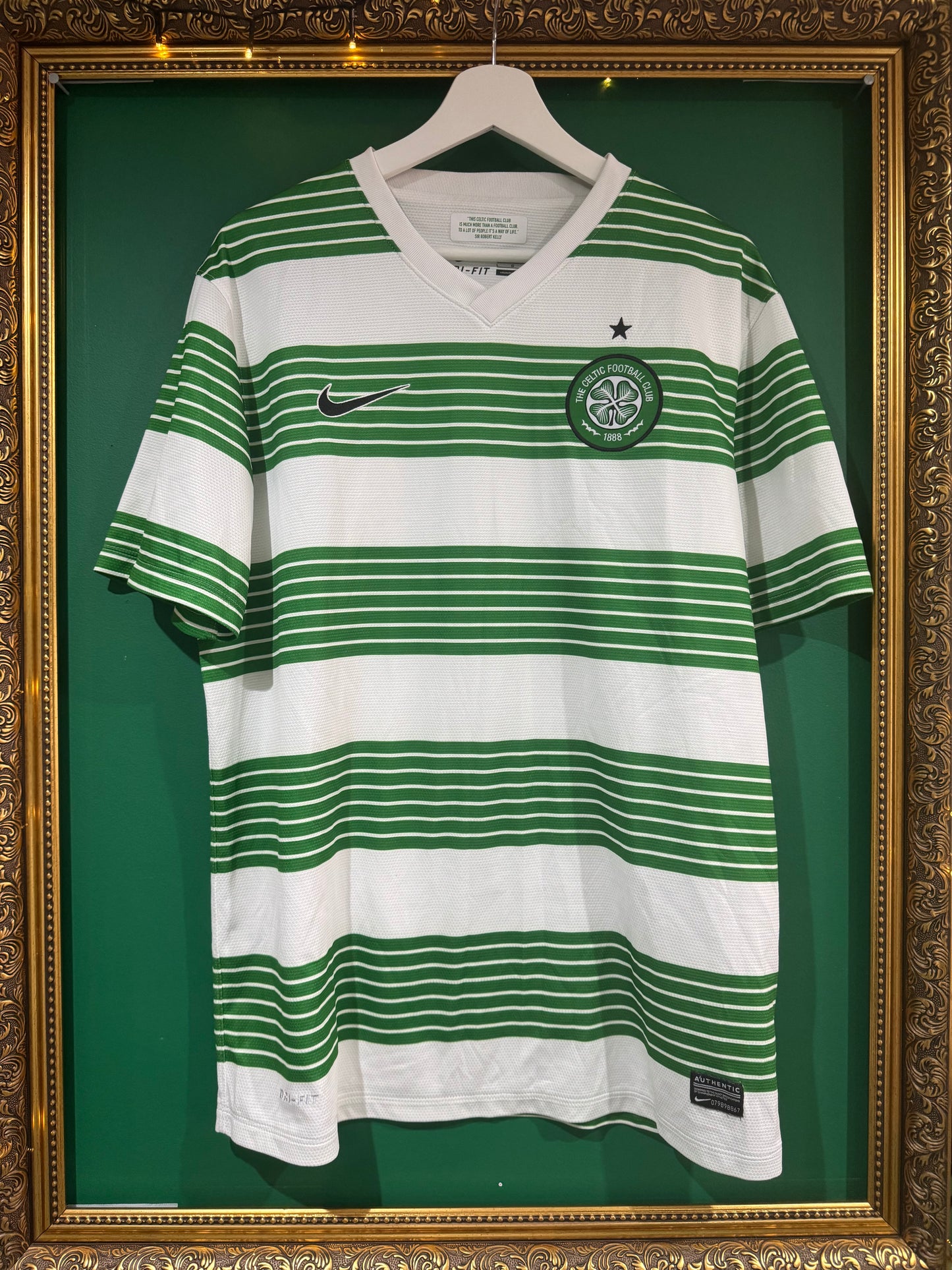 Celtic 2013/15 home shirt large unsponsored