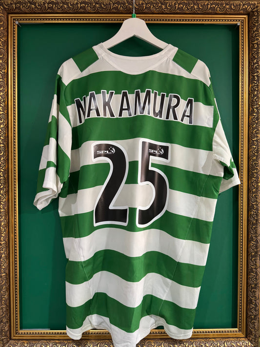 Celtic 2006/07 home xlarge Nakamura 25