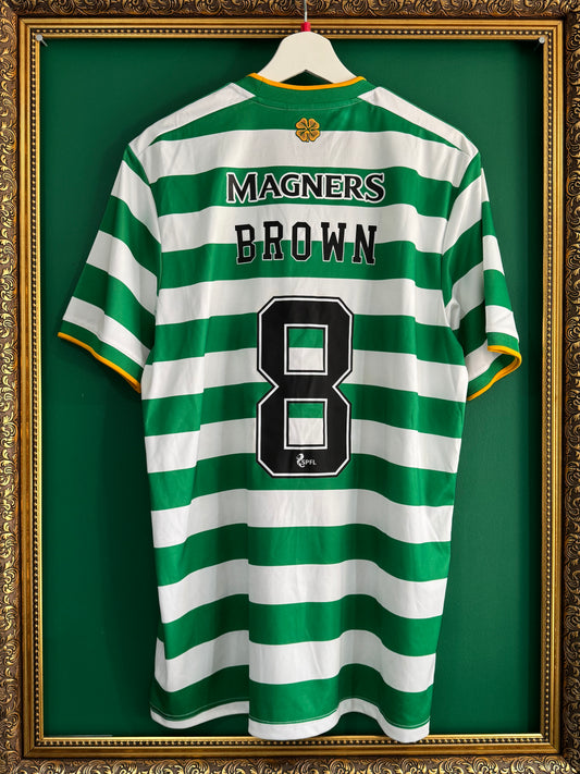 Celtic 2020/21 home shirt large Brown 8