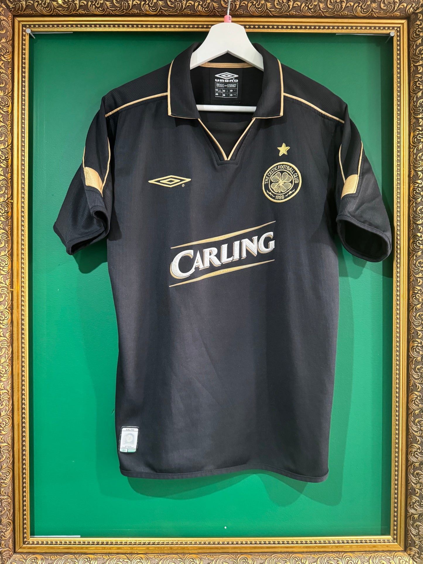 Celtic 2003/04 away shirt small Larsson 7