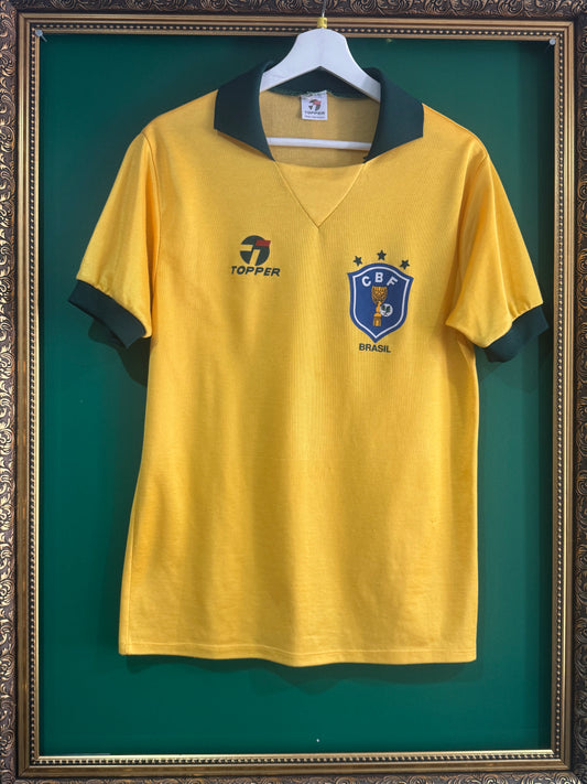 Brazil 1986/90 home shirt medium