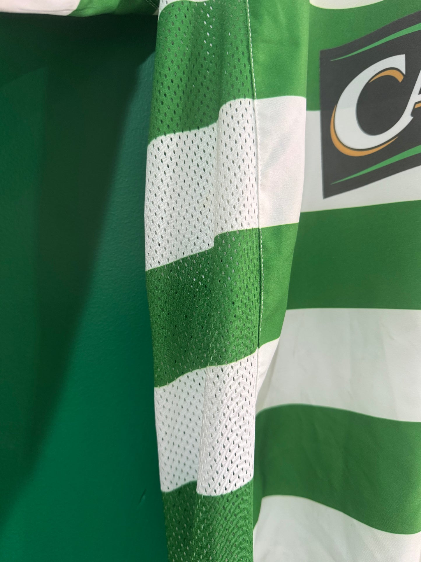 Celtic 2005/07 home shirt xlarge ls Alan Thompson 8 matchworn