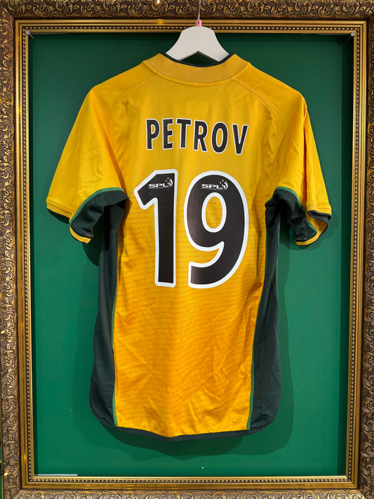 Celtic 2002/03 away shirt small Petrov 19