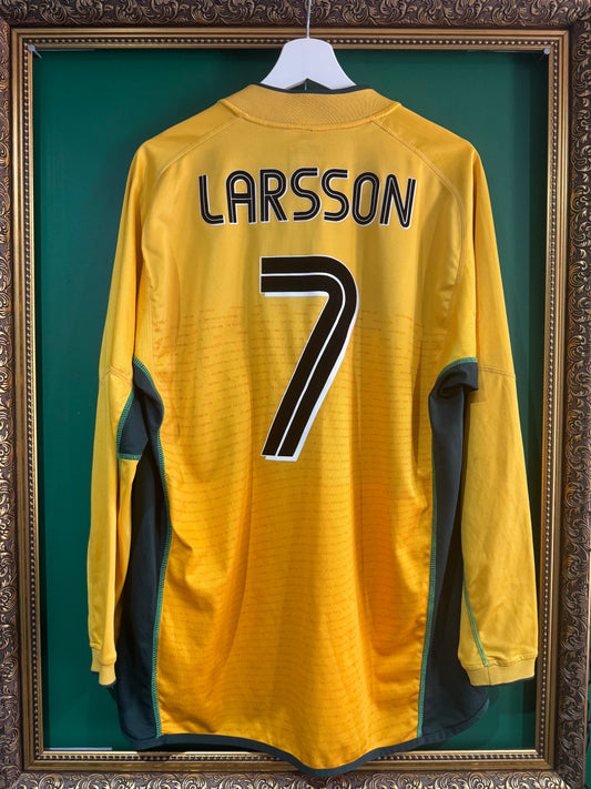 Celtic 2002/03 away shirt xlarge ls Larsson 7
