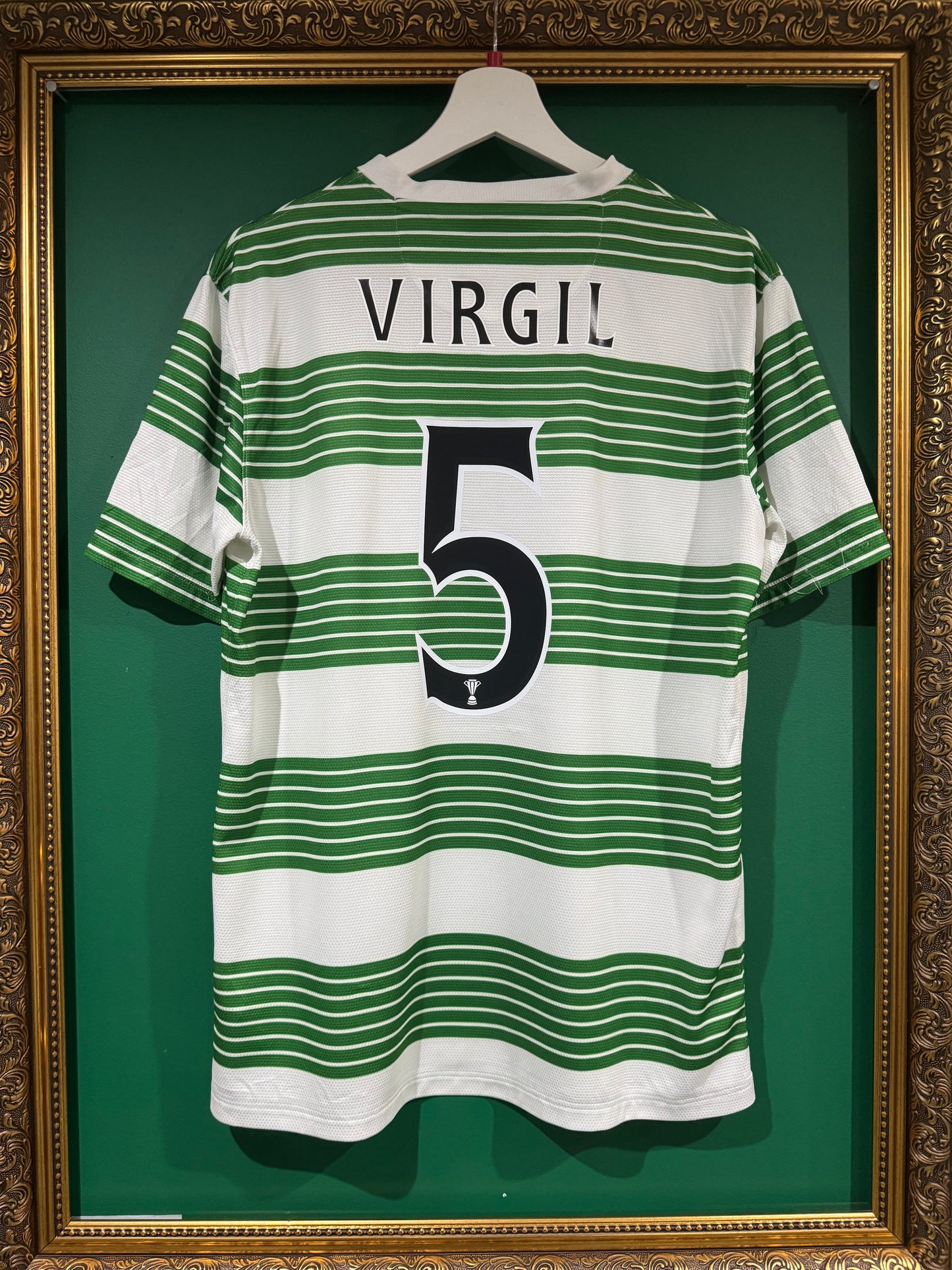 Celtic 2013/14 home shirt large Virgil 5