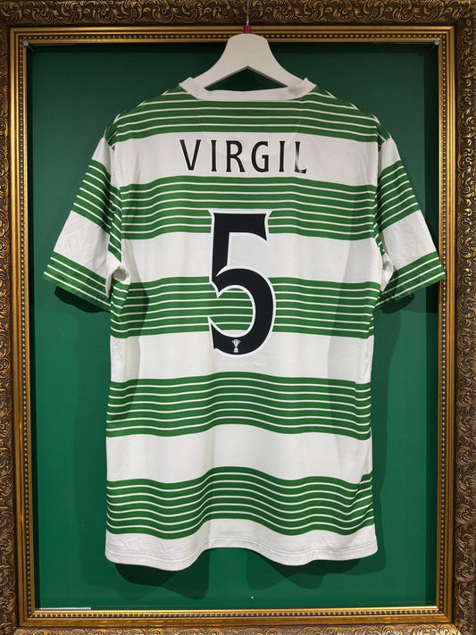 Celtic 2013/14 home shirt large Virgil 5