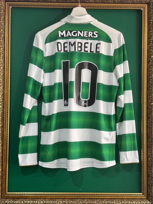 Celtic 2016/17 home shirt small ls Dembele 10