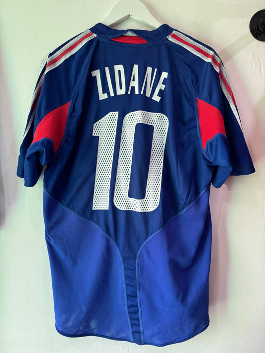 France 2004/06 home large Zidane 10