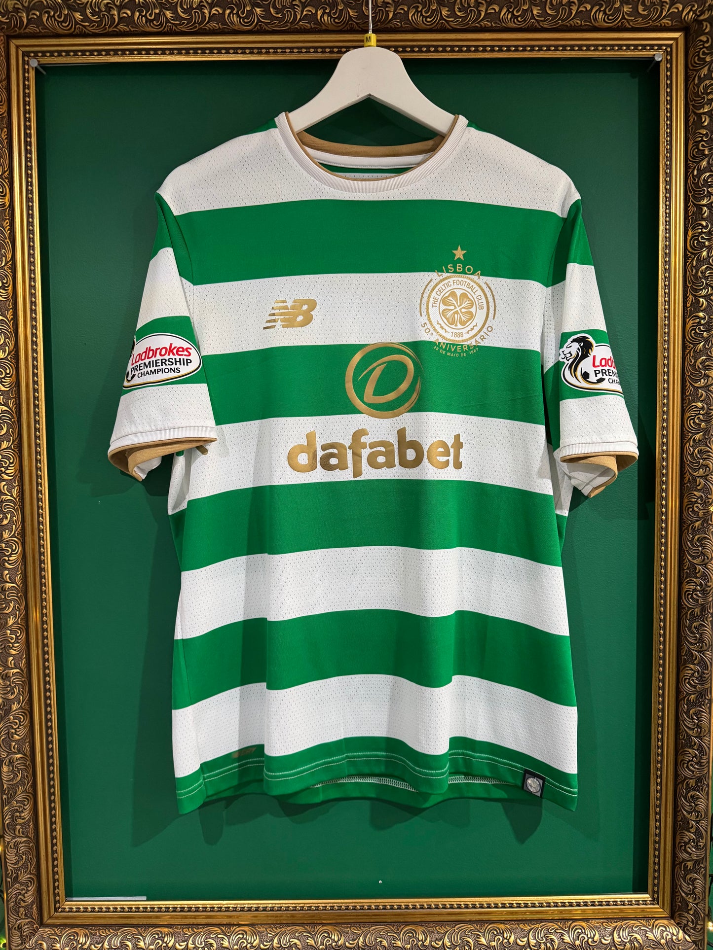 Celtic 2017/18 home shirt medium Brown 8