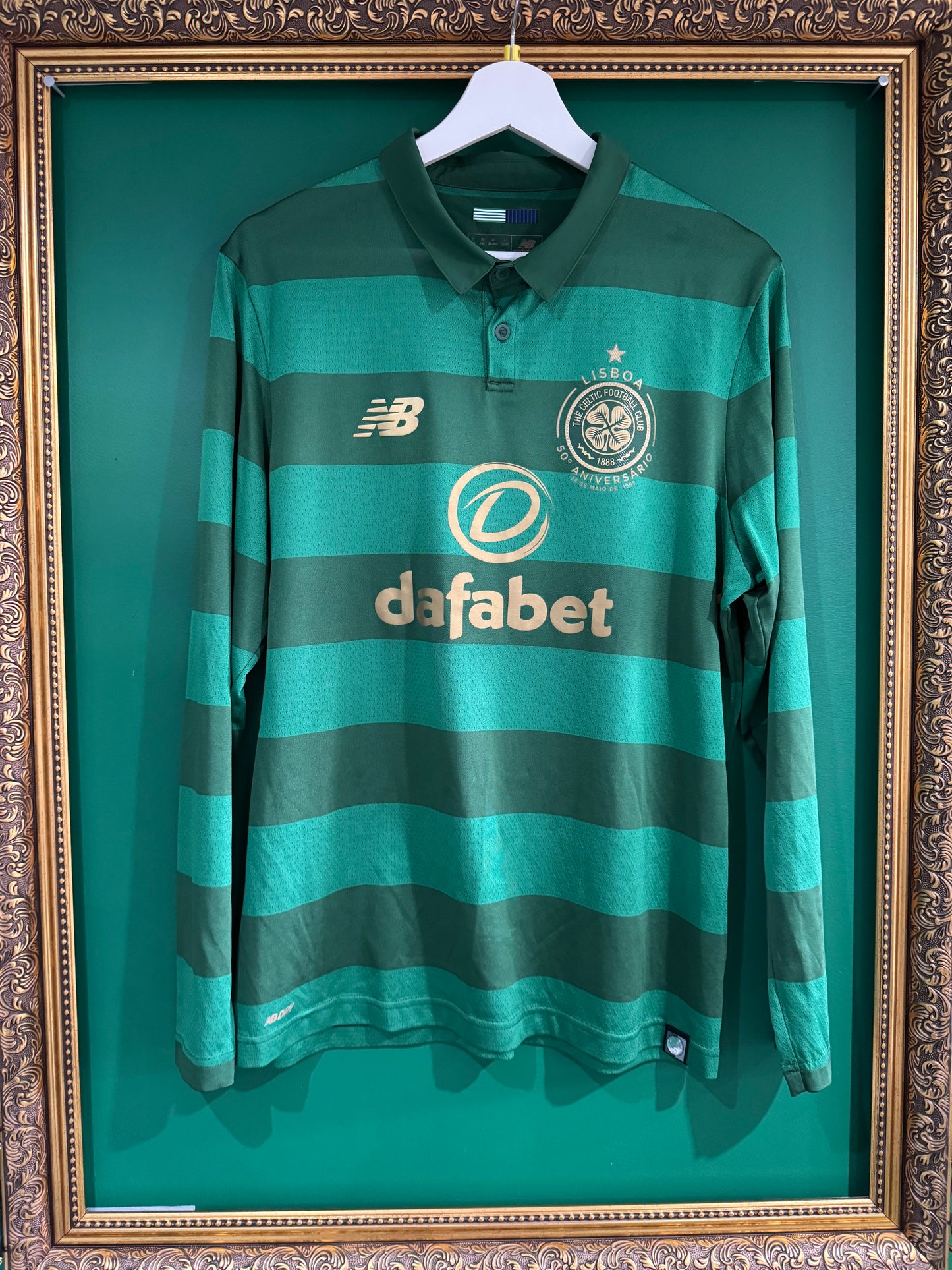 Celtic 2017/18 away shirt ls medium Roberts 7