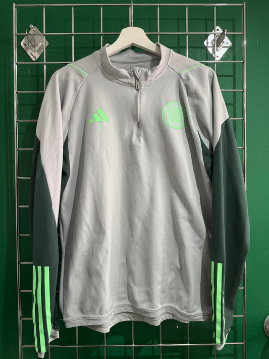 Celtic Nat Phillips training worn half zip number 6