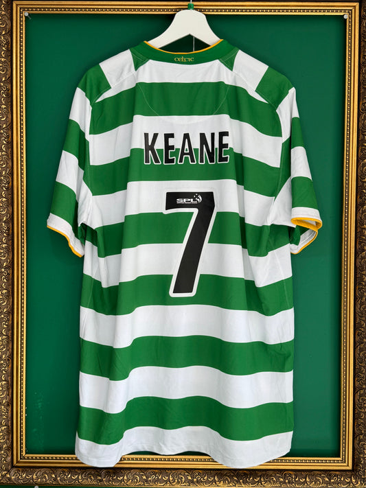 Celtic 2008/09 home Keane 7 xlarge