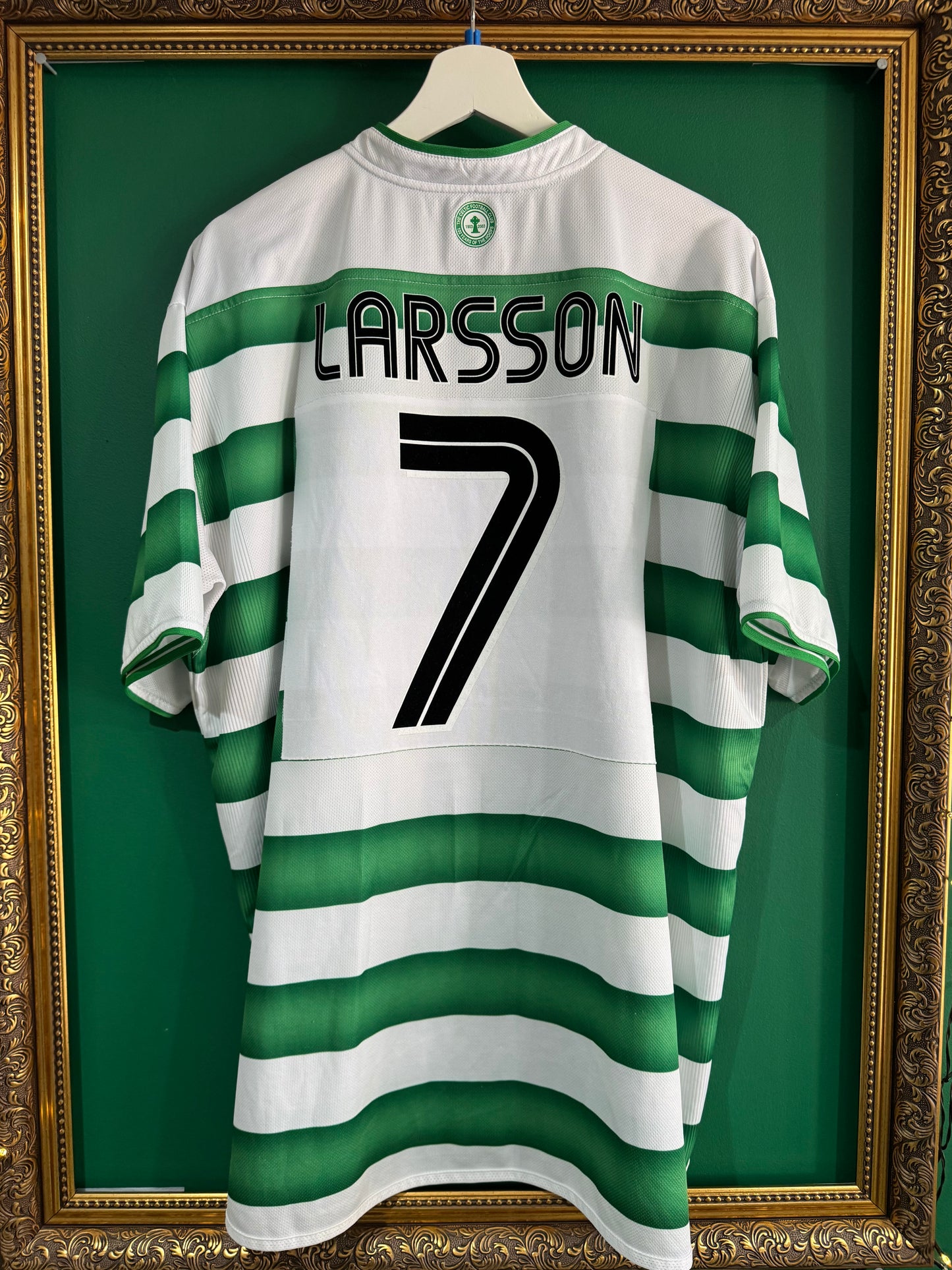 Celtic 2003/04 home shirt xxlarge Larsson 7