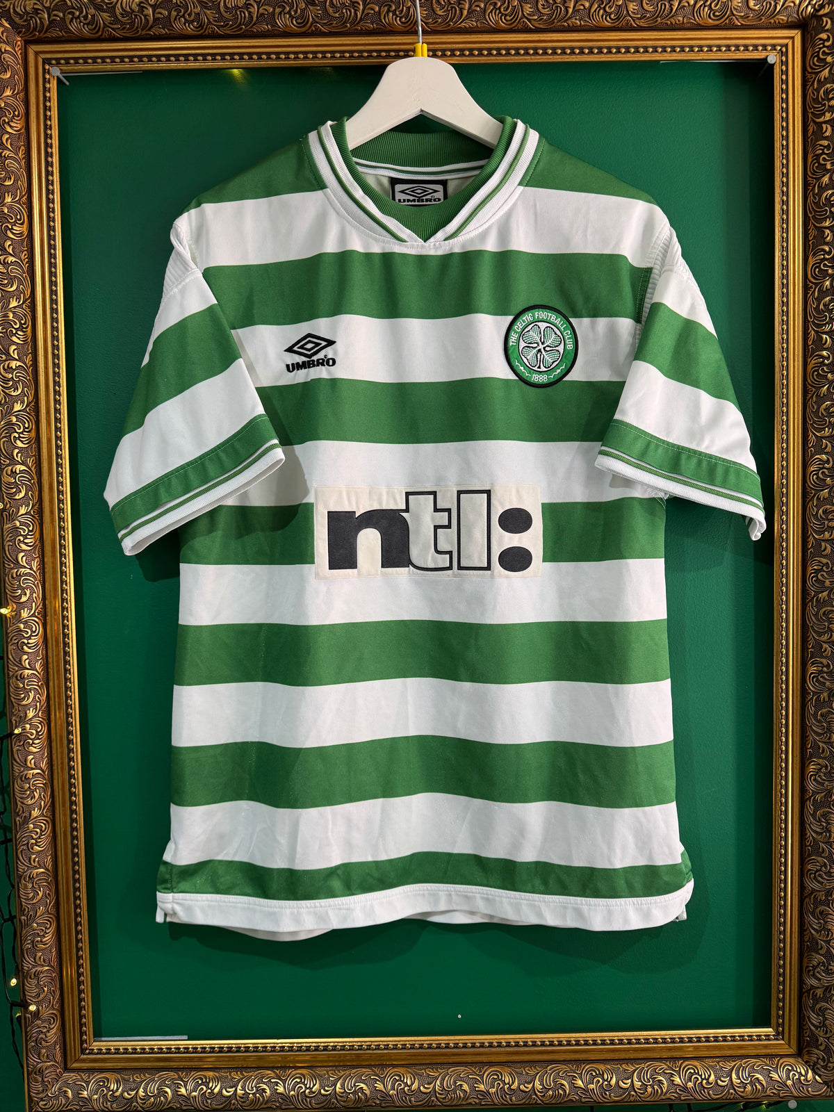 Celtic 1999/00 home shirt medium