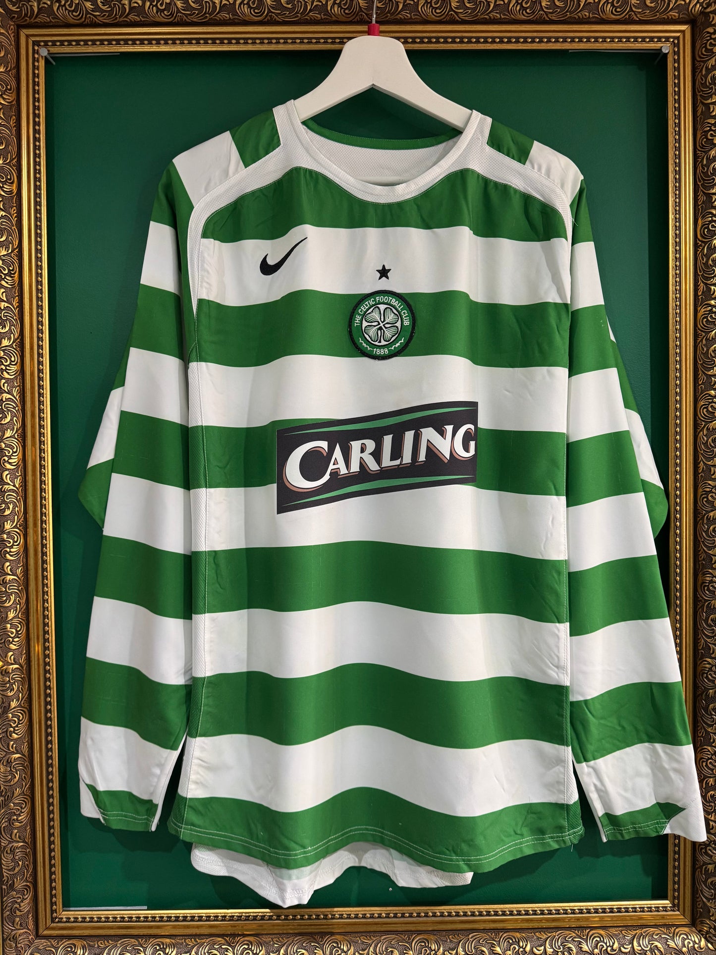 Celtic 2006/07 home shirt large ls Nakamura 25