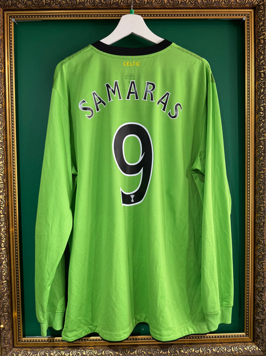 Celtic 2010/11 away shirt xlarge ls Samaras 9