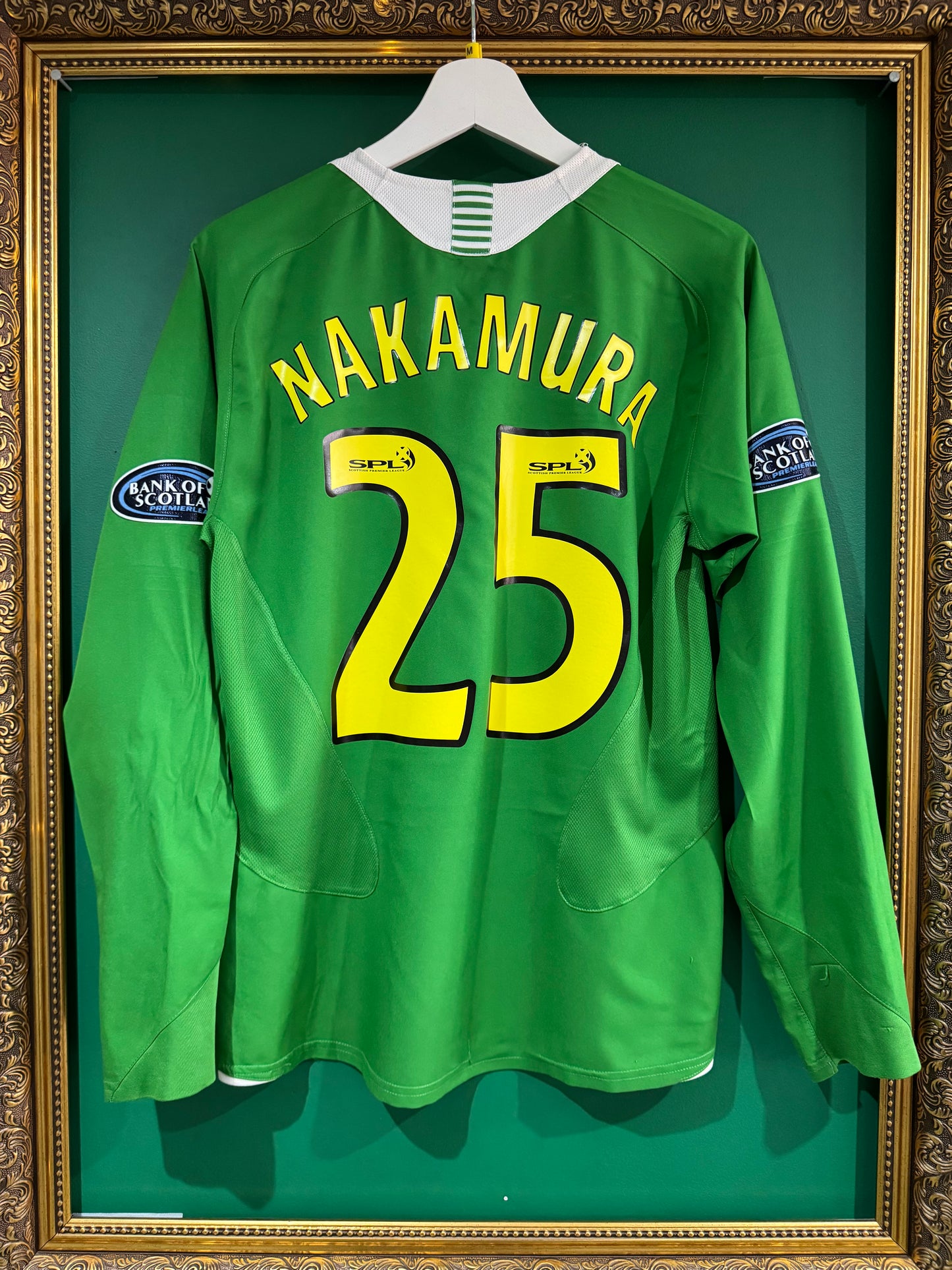 Celtic 2005/06 away shirt medium ls Nakamura 25