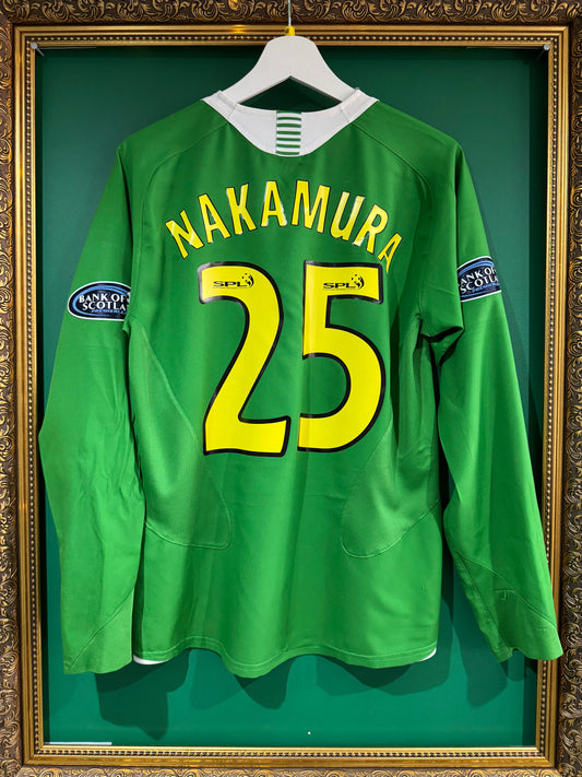Celtic 2005/06 away shirt medium ls Nakamura 25