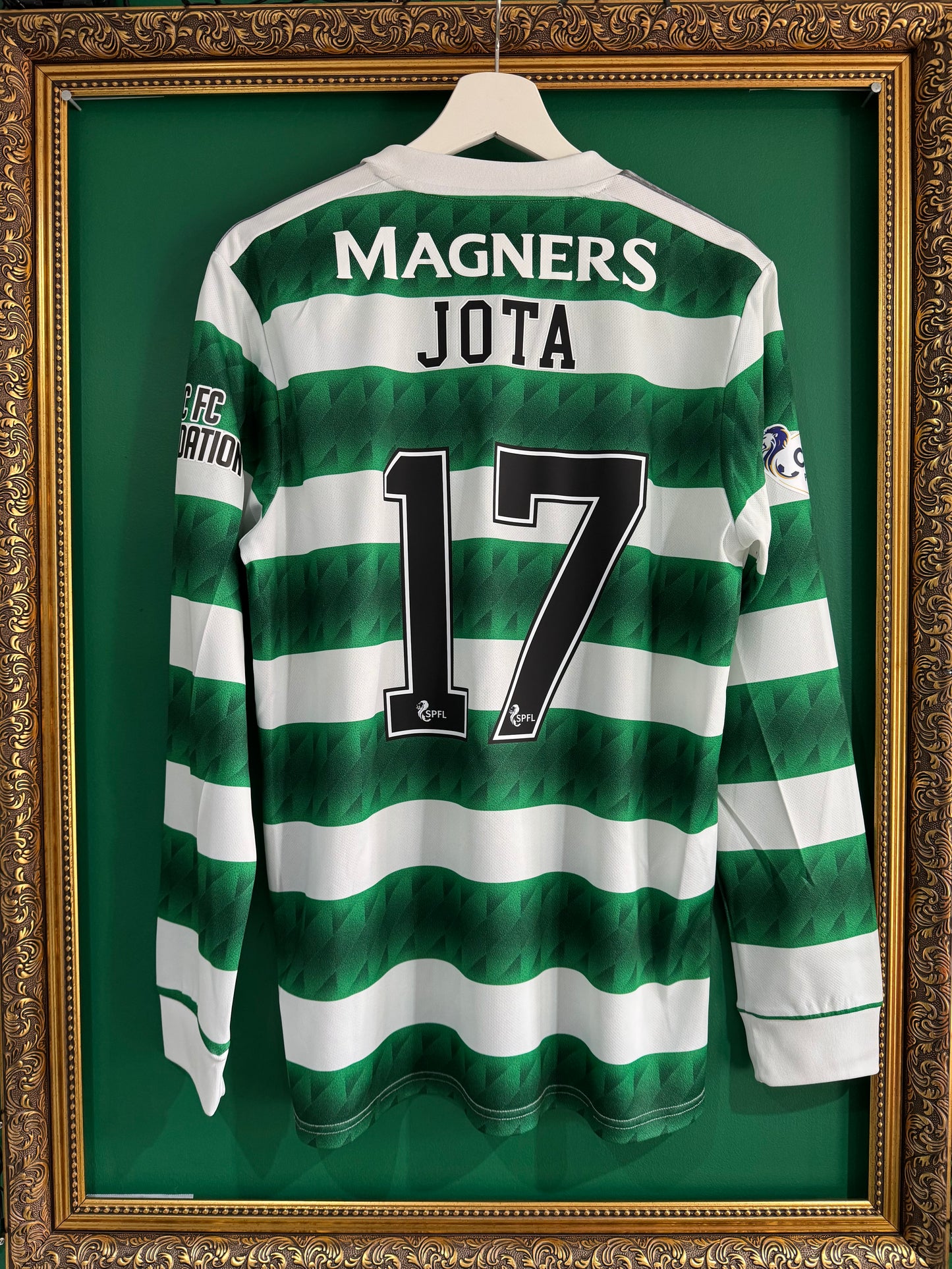 Celtic 2022/23 home medium ls Jota 17