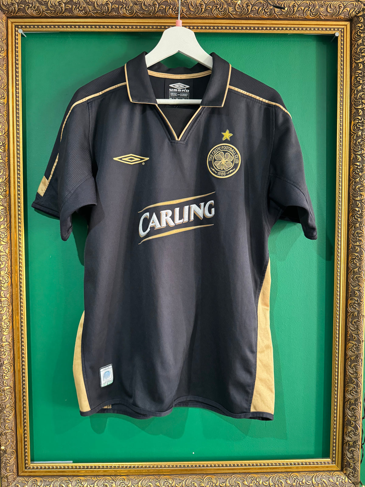 Celtic 2003/04 away shirt small Larsson 7