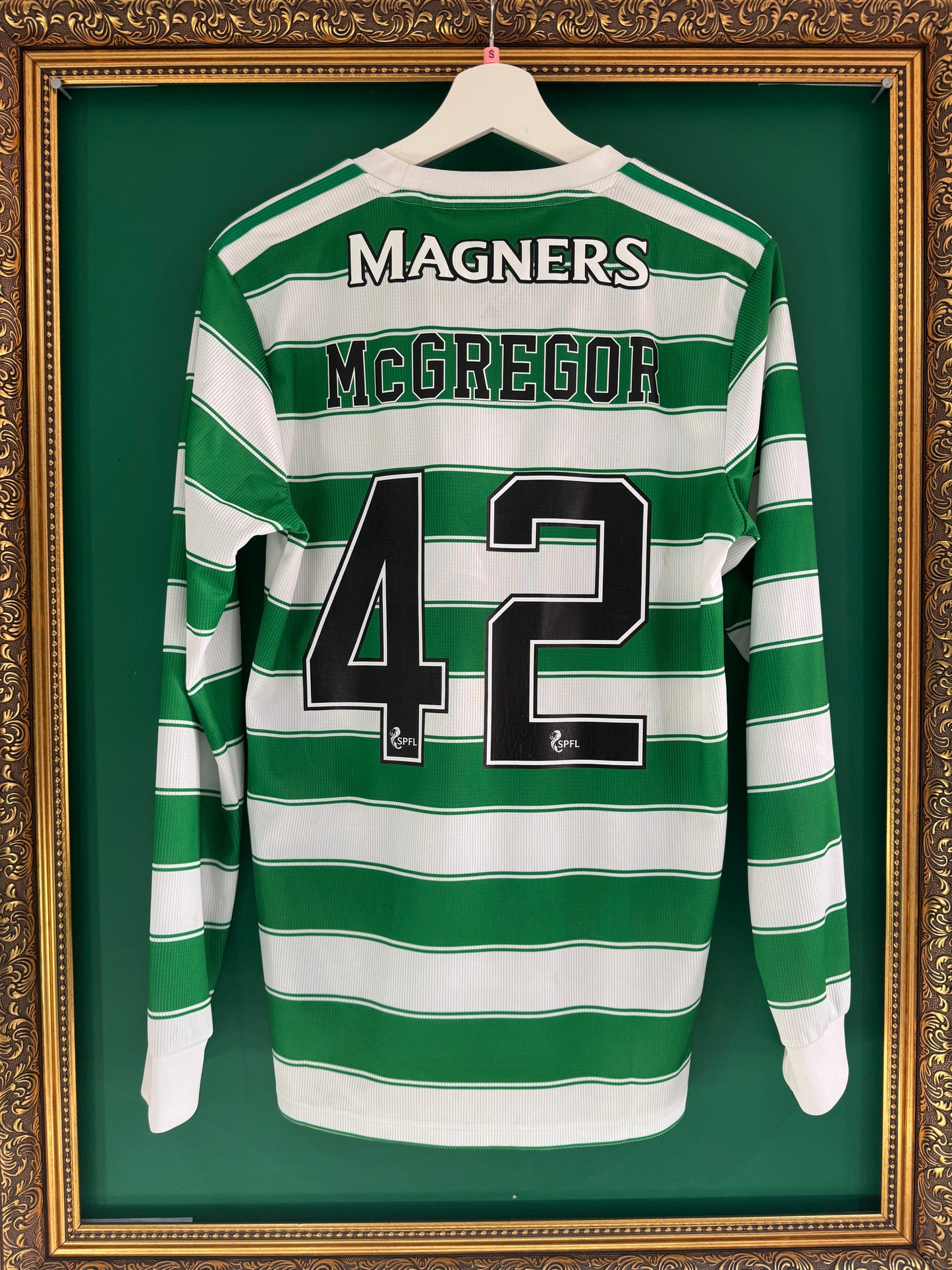 Celtic 2021/22 home shirt small Ls McGregor 42
