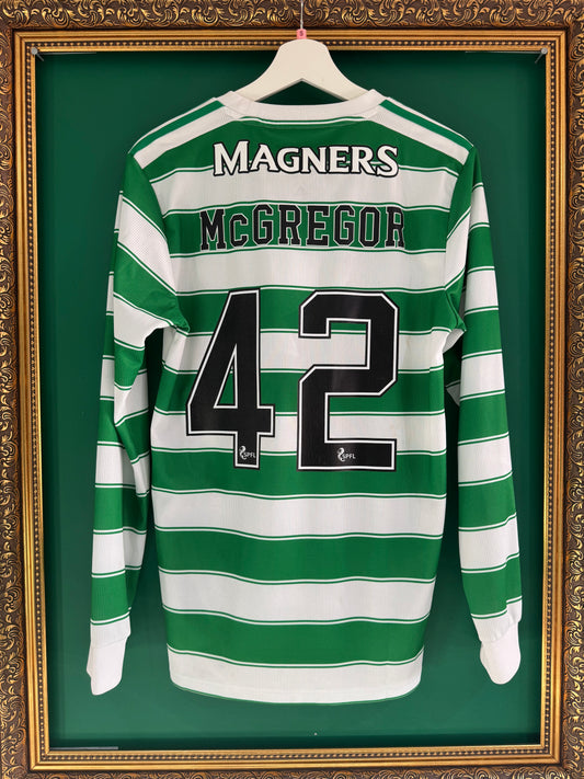 Celtic 2021/22 home shirt small Ls McGregor 42
