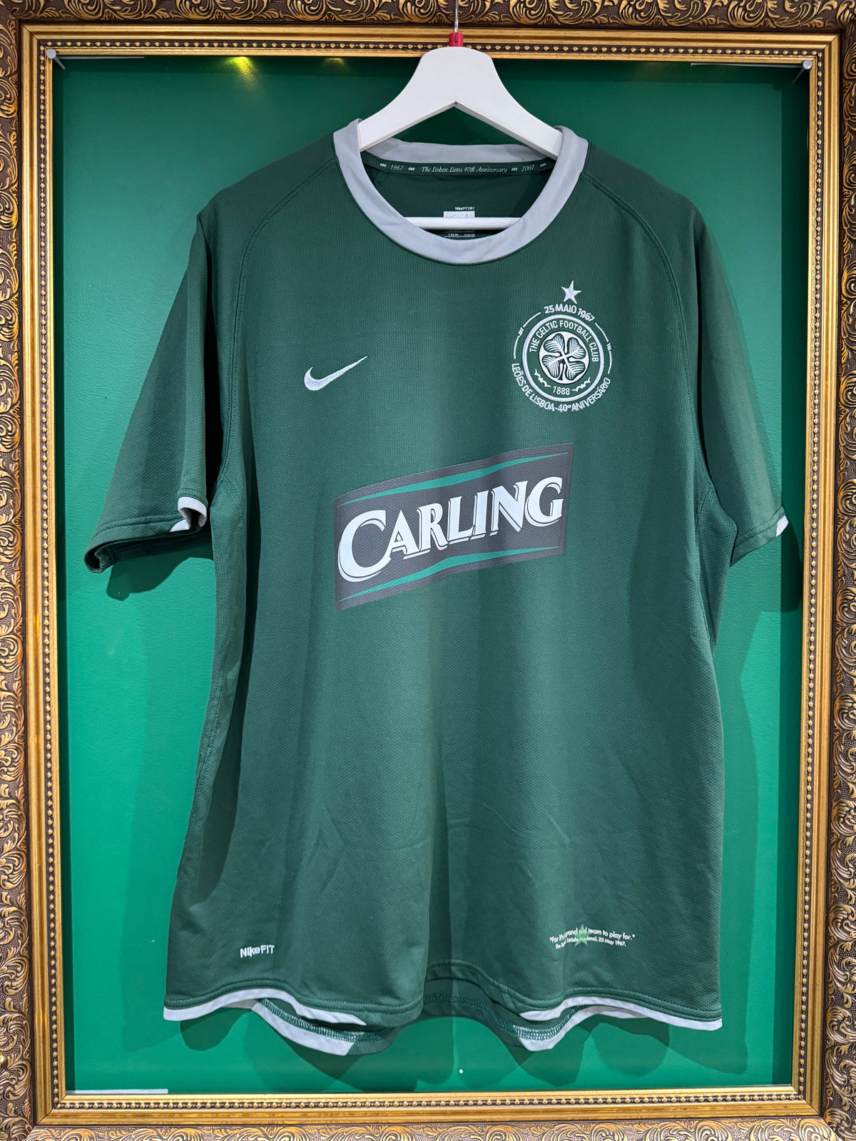 Celtic 2007/08 away shirt large