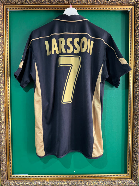 Celtic 2003/04 away shirt small Larsson 7