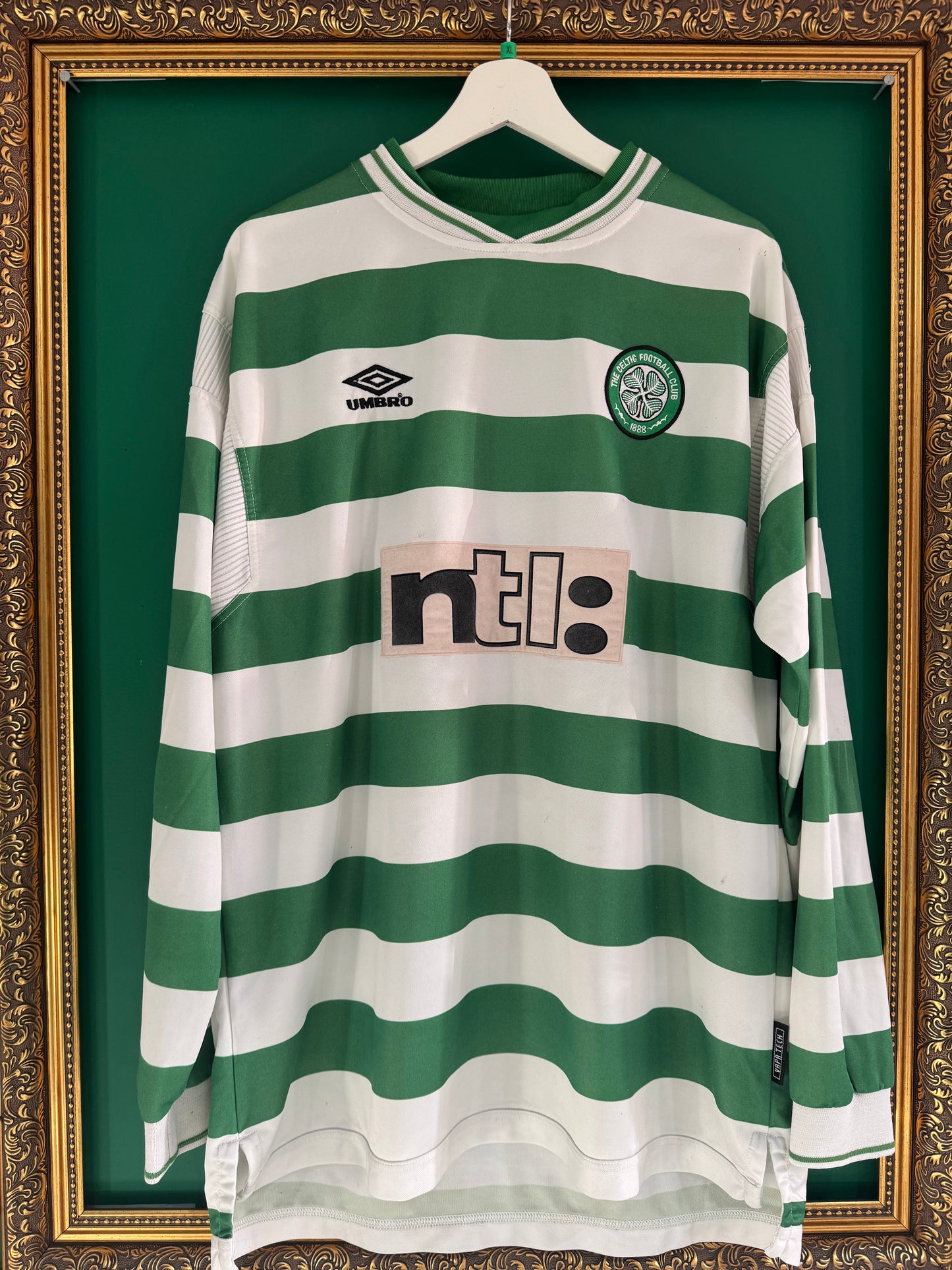 Celtic 1999/01 home shirt ls xlarge