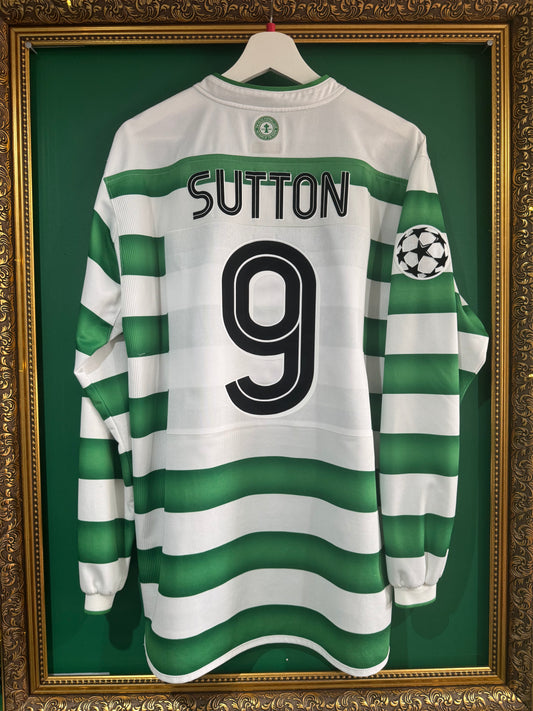 Celtic 2003/04 home shirt large Sutton 9 ls